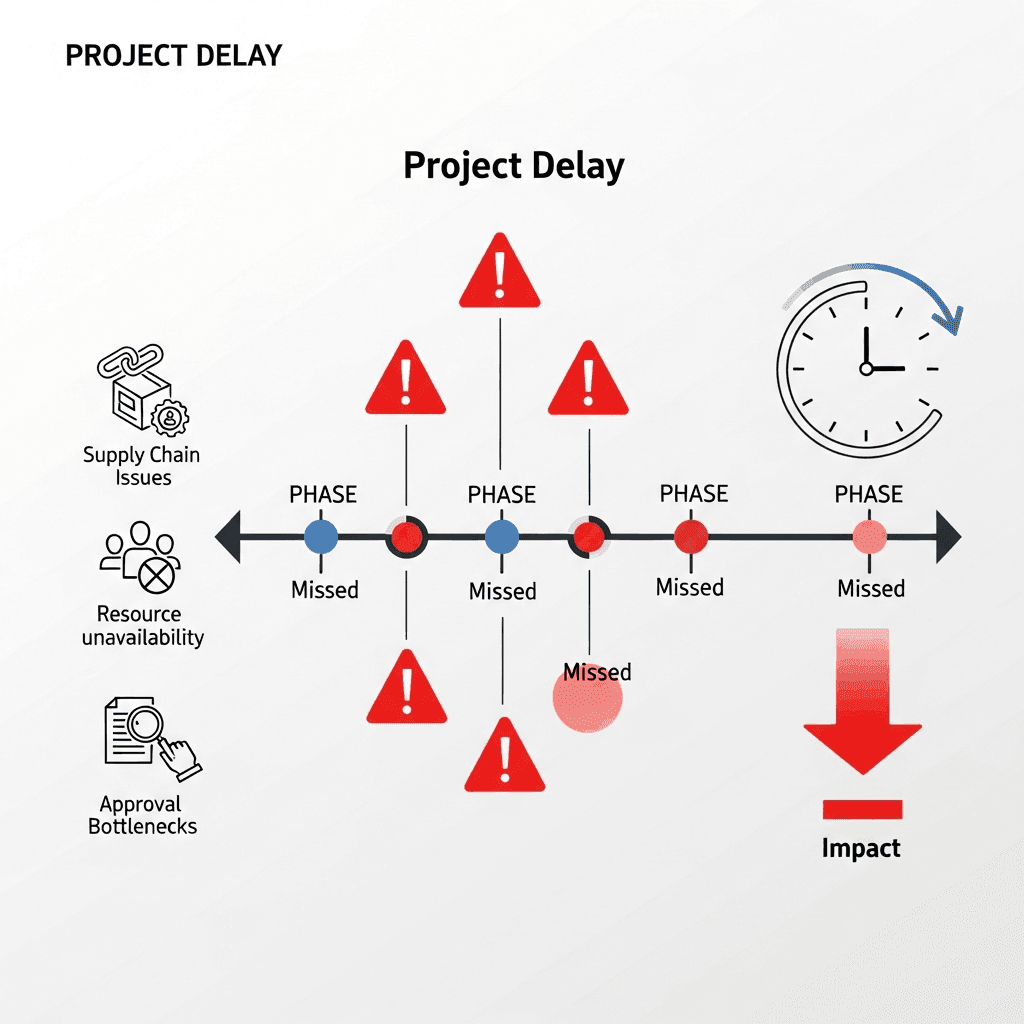 Common EPC commissioning schedule compression causes and effects