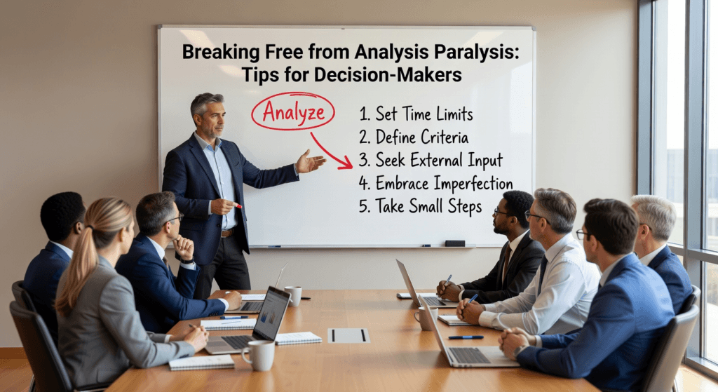Theory aside. Practitioners lead. Breaking Free from Analysis Paralysis: Tips for Decision-Makers Analyze