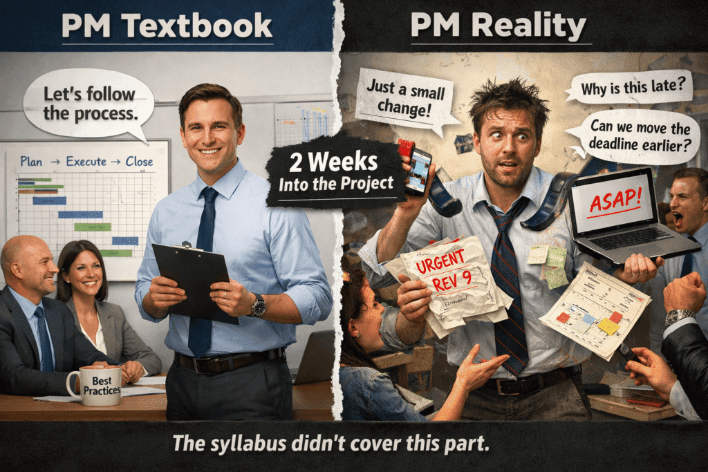 PM Textbook definition versus reality